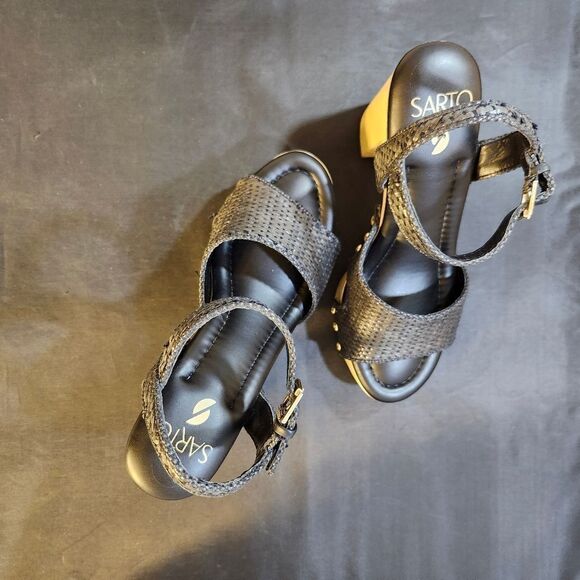 BRAND NEW FRANCO SARTO BLOCK HEEL OPEN-TOE SANDAL G1 - Picture 6 of 15